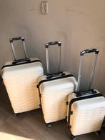 Actie €75,- 3 delige koffersets diverse modellen en kleuren, Ophalen of Verzenden, Nieuw, Hard kunststof, 70 cm of meer