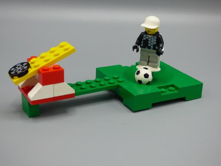 lego 1429 Voetbalsetje, Kinderen en Baby's, Speelgoed | Duplo en Lego, Gebruikt, Lego, Complete set, Ophalen of Verzenden