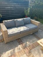 Tuinbank loungebank driezits, Tuin en Terras, Tuinbanken, Ophalen, Gebruikt, Wicker