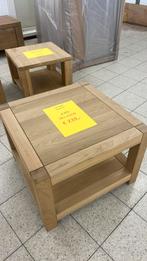 Showroommodel - salon tafel - massief eiken, Ophalen of Verzenden, Nieuw, Rechthoekig, 50 tot 100 cm
