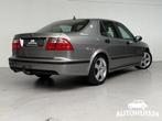 Saab 9-5 2.3 Turbo Aero AUTOMAAT 250pk 2004 NL-Auto Trekhaak, Auto's, Beige, 4 cilinders, 2290 cc, Navigatiesysteem