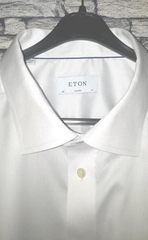 ETON luxe overhemden X 2. SPLINTERNIEUW. Maat 3 XL = 48., Kleding | Heren, Overhemden, Nieuw, Overige halswijdtes, Wit, Ophalen of Verzenden