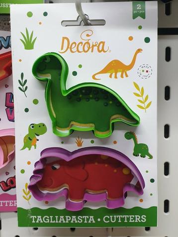 uitstekers dinosaurussen - decora - nieuw