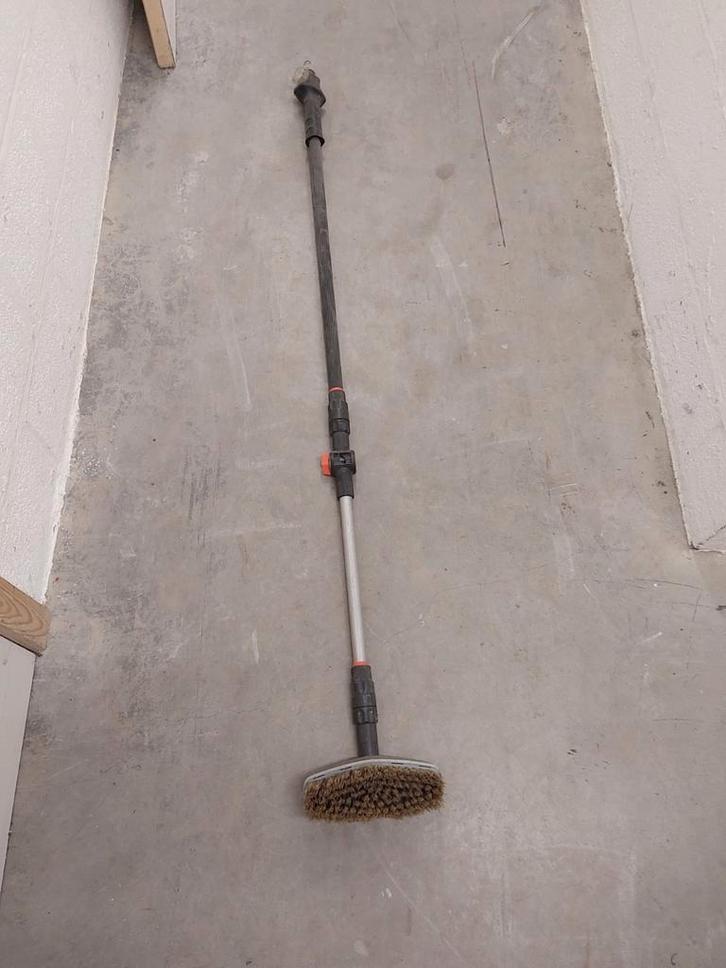 Gardena Wasborstel met Steel - Gebruikt, Tuin en Terras, Waterpompen, Gebruikt, Handmatig, Overige typen, Ophalen