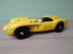 1957 Ferrari Testa Rossa Bburago 1:18 geel, Ophalen of Verzenden, Zo goed als nieuw, Auto, Bburago