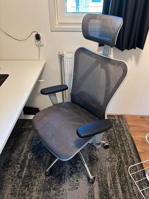 Sihoo M57 Volledig Verstelbare Bureastoel, Huis en Inrichting, Bureaustoelen, Zo goed als nieuw, Bureaustoel, Beige, Ergonomisch
