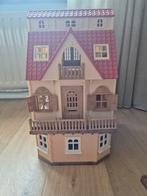 Uitgebreid Sylvanian familie huis en 2 auto's, Ophalen of Verzenden, Zo goed als nieuw