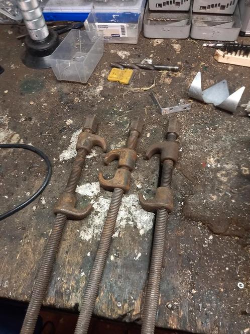 Set van 3 verstelbare klemmen, Doe-het-zelf en Verbouw, Gereedschap | Handgereedschap, Gebruikt, Ophalen of Verzenden