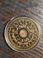 Zodiac Goudkleurige Munt,d24., Postzegels en Munten, Ophalen of Verzenden, Overige materialen