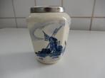 Delfts Blauw lepelvaasje, gemerkt afbeelding molentje, Ophalen of Verzenden