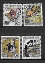 Madagascar 1988 postfris dieren apen wwf, Verzenden, Overige landen, Postfris
