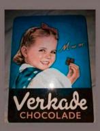 Verkade chocolade blik., Verzamelen, Blikken, Ophalen of Verzenden, Zo goed als nieuw, Koek(jes), Verkade