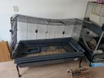 Used double-decker bunny cage, Dieren en Toebehoren, Knaagdieren en Konijnen | Hokken en Kooien, Ophalen, Kooi, 90 cm of meer