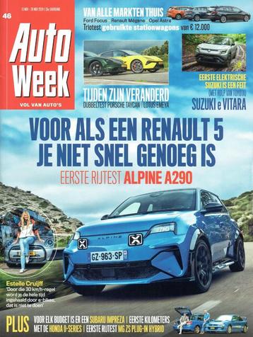 Autoweek 2024 nr. 46 (oa. Lotus Emeya S & Porsche Taycan 4S) beschikbaar voor biedingen