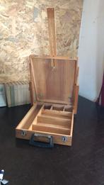 Schildersezel ( koffer draagbare ), Hobby en Vrije tijd, Schilderen, Ophalen of Verzenden, Zo goed als nieuw, Ezel