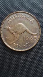 1 Penny 1963 Australië, Postzegels en Munten, Munten | Oceanië, Ophalen of Verzenden, Losse munt