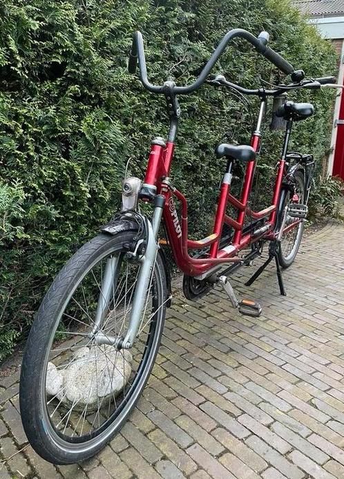 Huka copilot 26 inch, Fietsen en Brommers, Fietsen | Tandems, Gebruikt, Minder dan 10 versnellingen, Vering, Ophalen of Verzenden