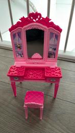 Barbie kaptafel en computer meubel in een, Kinderen en Baby's, Meisje, Ophalen of Verzenden, Zo goed als nieuw
