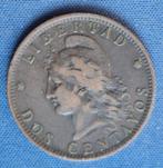 Argentinië 2 centavos 1890 Km 33 JE, Verzenden, Zuid-Amerika, Losse munt