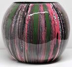 vaas gegoten uniek epoxy pouring art kunst handmade bolvaas, Huis en Inrichting, Woonaccessoires | Vazen, Overige kleuren, Ophalen of Verzenden
