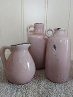 3 vazen licht oud roze Zware kwaliteit vaste prijs alleen op, Ophalen, Overige kleuren, Aardewerk of Porselein, Zo goed als nieuw