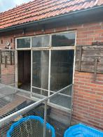 Stalramen antiek antieke ramen gietijzer 4 stuks, Ophalen, Gebruikt, Minder dan 80 cm