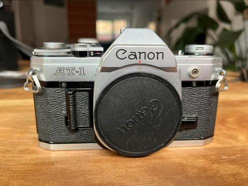 Canon AT 1 analoge camera, Audio, Tv en Foto, Fotocamera's Analoog, Gebruikt, Spiegelreflex, Canon, Ophalen
