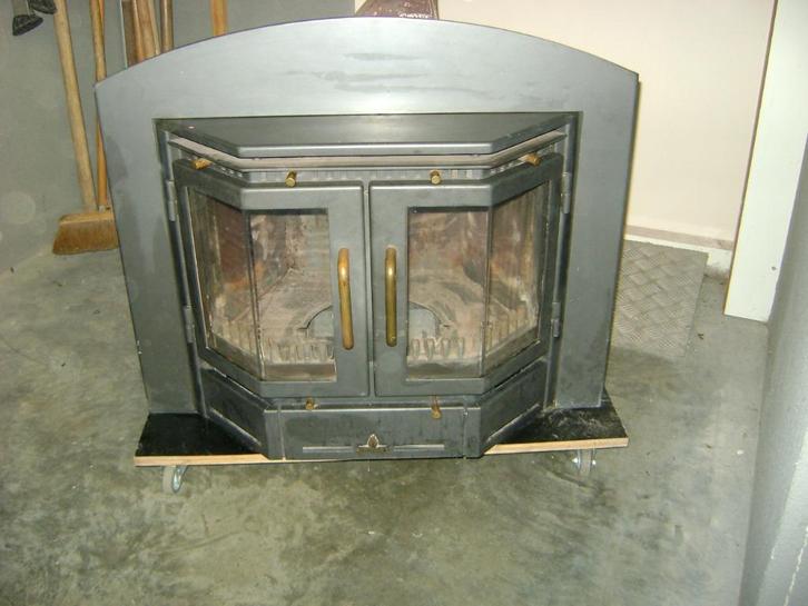 inbouw kachel, Huis en Inrichting, Kachels, Gebruikt, Inbouw, Houtkachel, Hout, Ophalen