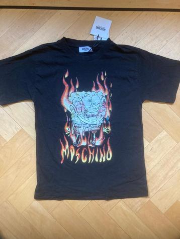 Moschino zwart shirt shortsleeve sponge bob print maat 140!  beschikbaar voor biedingen