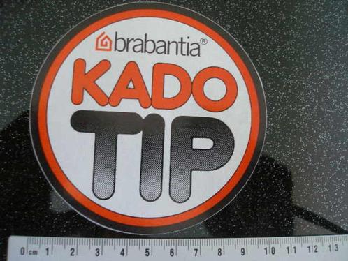 sticker brabantia logo kado tip, Verzamelen, Stickers, Zo goed als nieuw, Merk, Verzenden