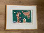Mooie ingelijste litho van Lucebert (zonder titel), Antiek en Kunst, Ophalen