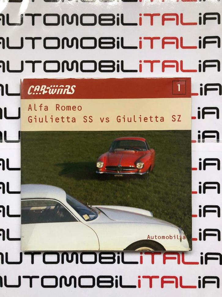 Alfa Romeo Giulietta SS vs Giuletta SZ Carwars 1 Automobilia, Boeken, Auto's | Boeken, Nieuw, Alfa Romeo, Ophalen of Verzenden
