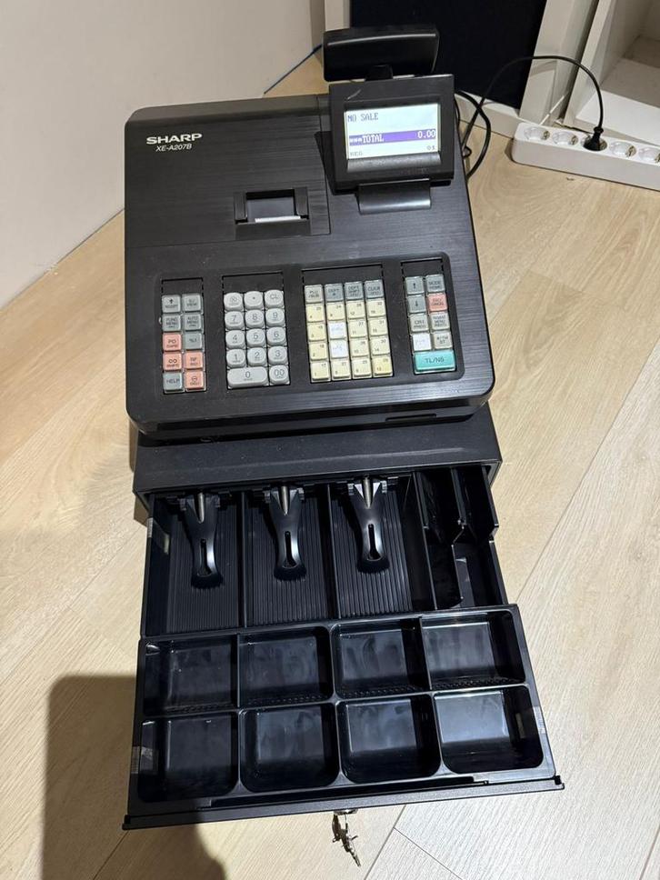 Goed werkende sharp XE-A207B, Zakelijke goederen, Kantoor en Winkelinrichting | Kassa's en Betaalsystemen, Ophalen of Verzenden