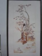 borduren borduurpatroon JAPANSE GEISHA, Ophalen of Verzenden, Zo goed als nieuw, Handborduren, Patroon