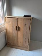 Steigerhout kledingkast, 50 tot 70 cm, 105 cm of meer, Ophalen of Verzenden, 100 cm of meer