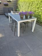 Aluminium tuintafel, Tuin en Terras, Ophalen, Zo goed als nieuw, Rechthoekig, Aluminium
