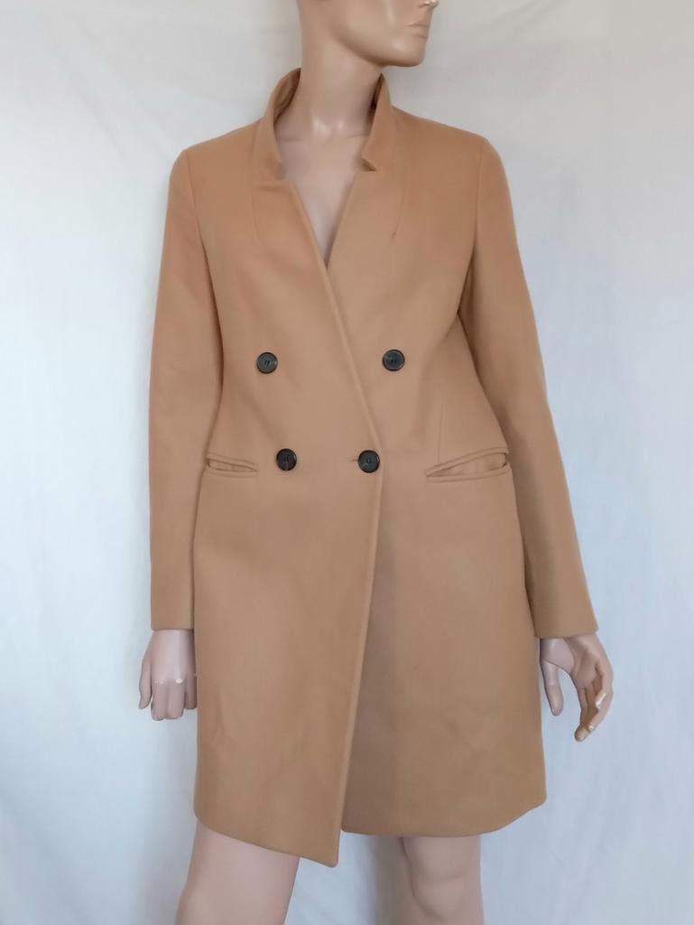 ALLSAINTS Jas , Maat 38 , WOL , CASHMERE, Verzenden, Zo goed als nieuw, Maat 38/40 (M), Beige