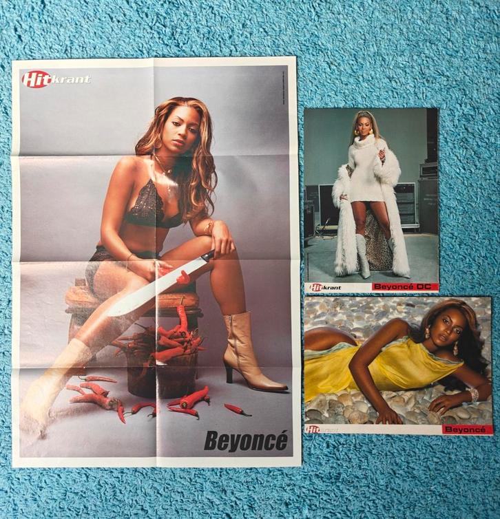 Vintage Beyoncé posters hitkrant, Verzamelen, Posters, Nieuw, Muziek, Ophalen of Verzenden