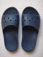 Originele CROCS Jibbitz Slide slippers mt M7/W9 (41) Blauw, Blauw, Zo goed als nieuw, Crocs, Ophalen