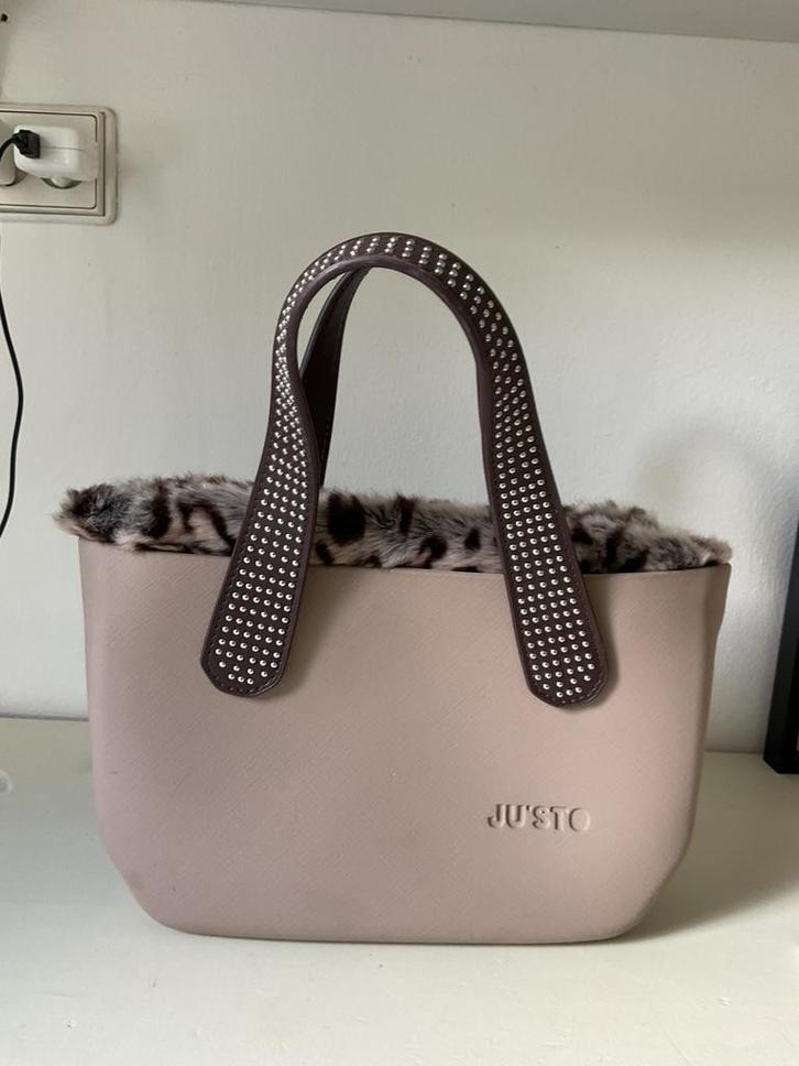Ju’sto  j tiny tas compleet, Sieraden, Tassen en Uiterlijk, Tassen | Damestassen, Nieuw, Handtas, Ophalen of Verzenden