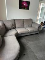 Hoek bank grijs 240 x 200 x 95 diepte, Huis en Inrichting, Ophalen, Zo goed als nieuw