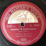 Louis Davids – Weekend In Scheveningen, Cd's en Dvd's, Vinyl | Nederlandstalig, Pop, 10 inch, Zo goed als nieuw, Verzenden