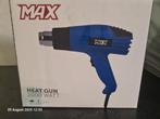 MAX Heteluchtpistool 2000W - Zo goed als nieuw, Doe-het-zelf en Verbouw, Gereedschap | Overige machines, Ophalen of Verzenden