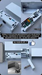 DORMA TV 1XX ELEKTRO-MECHANISCH SLOT NIEUW WHITE RAL 9016, Doe-het-zelf en Verbouw, Hang- en Sluitwerk, Ophalen of Verzenden, Nieuw