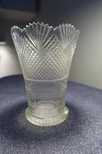 Wilhelmina kristal vaas ruit en waaier slijpsel, Ophalen of Verzenden