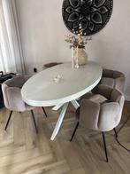 Eethoekstoelen, Huis en Inrichting, Overige kleuren, Velvet, Ophalen of Verzenden, Zo goed als nieuw