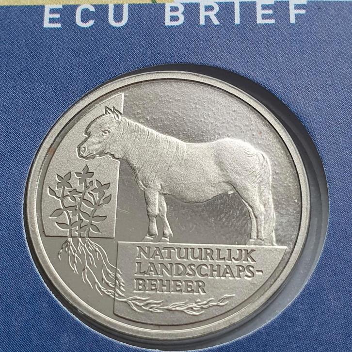 Nederland 1 ECU 1997 - Pony Thema, Postzegels en Munten, Munten | Nederland, Ophalen of Verzenden