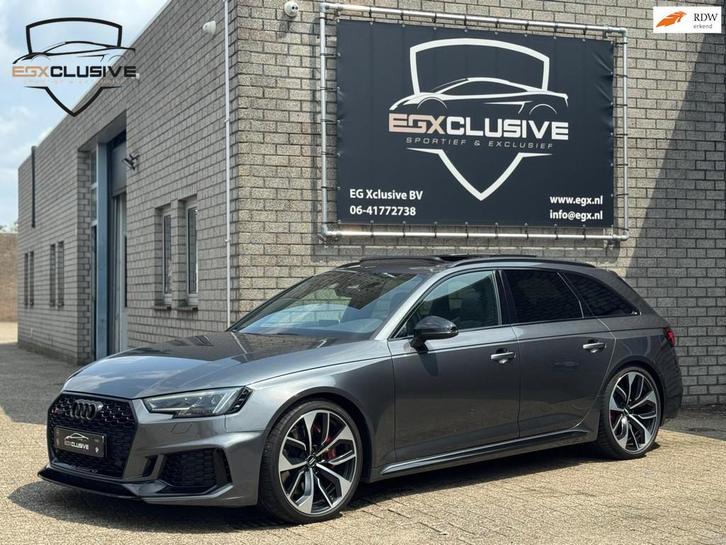 Audi RS4 Avant 2.9 TFSI RS Quattro ACC | Nieuwe Turbo's | CA, Auto's, Audi, Bedrijf, Te koop, RS4, 360° camera, 4x4, ABS, Achteruitrijcamera