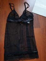 Nieuw - La Perla sexy zwarte chiffon zijde nuisette - maat 2, La Perla, Ophalen of Verzenden, Zwart, Nachtkleding