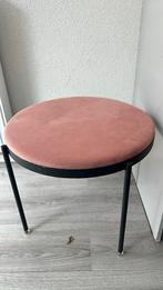 Roze ronde tafeltje bijzettafeltje, Ophalen, Minder dan 55 cm, Gebruikt, Rond